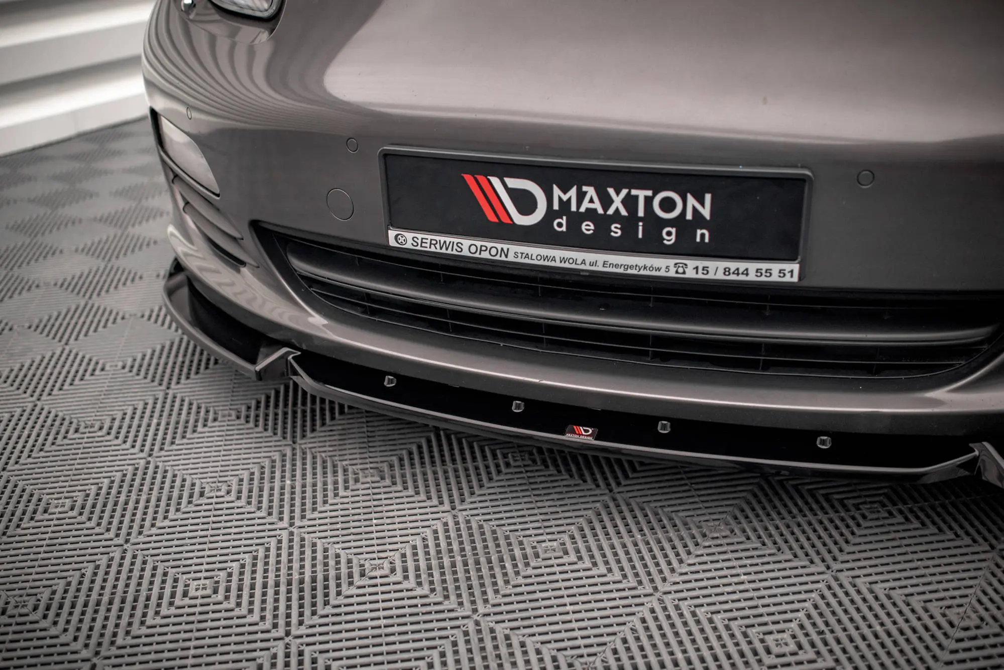 Frontspoiler Porsche Panamera I (970) 2009-2013 / Panamera I Diesel (970) 2011-2013  | V.2 Glossy Black Edition
