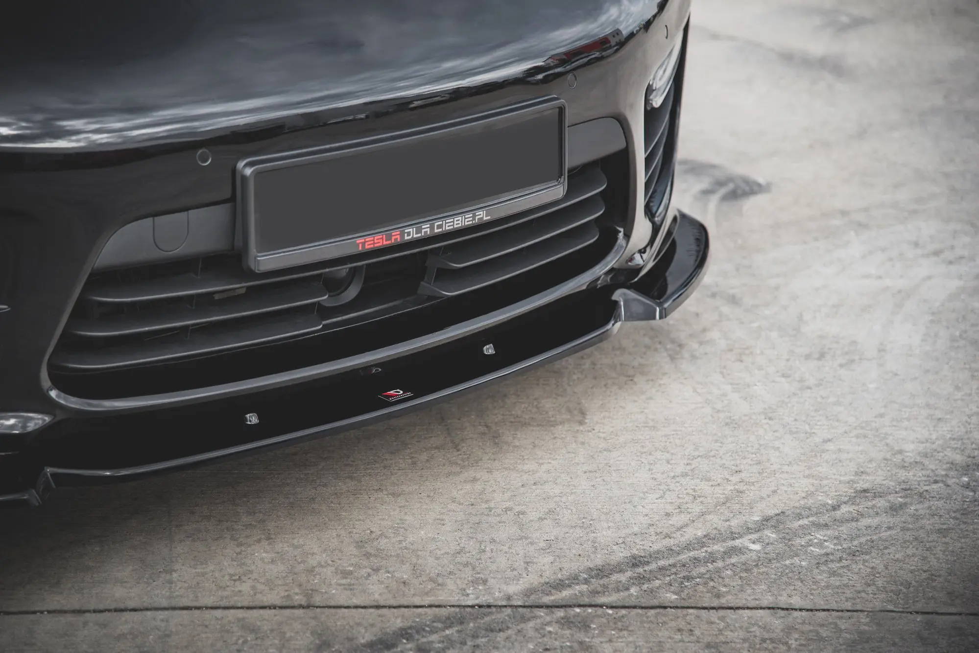 Frontspoiler Porsche Panamera I (970) Turbo Facelift 2013-2016 | V.1 Glossy Black Edition – bilde 5