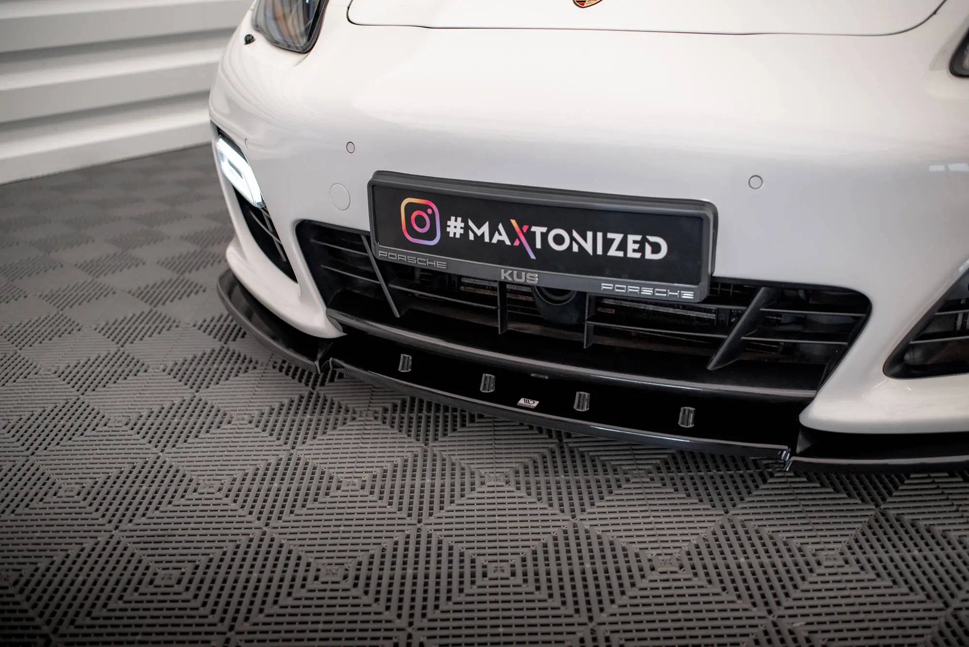 Frontspoiler Porsche Panamera I (970) Turbo Sport Design Package 2009-2013 | V.1 Glossy Black Edition