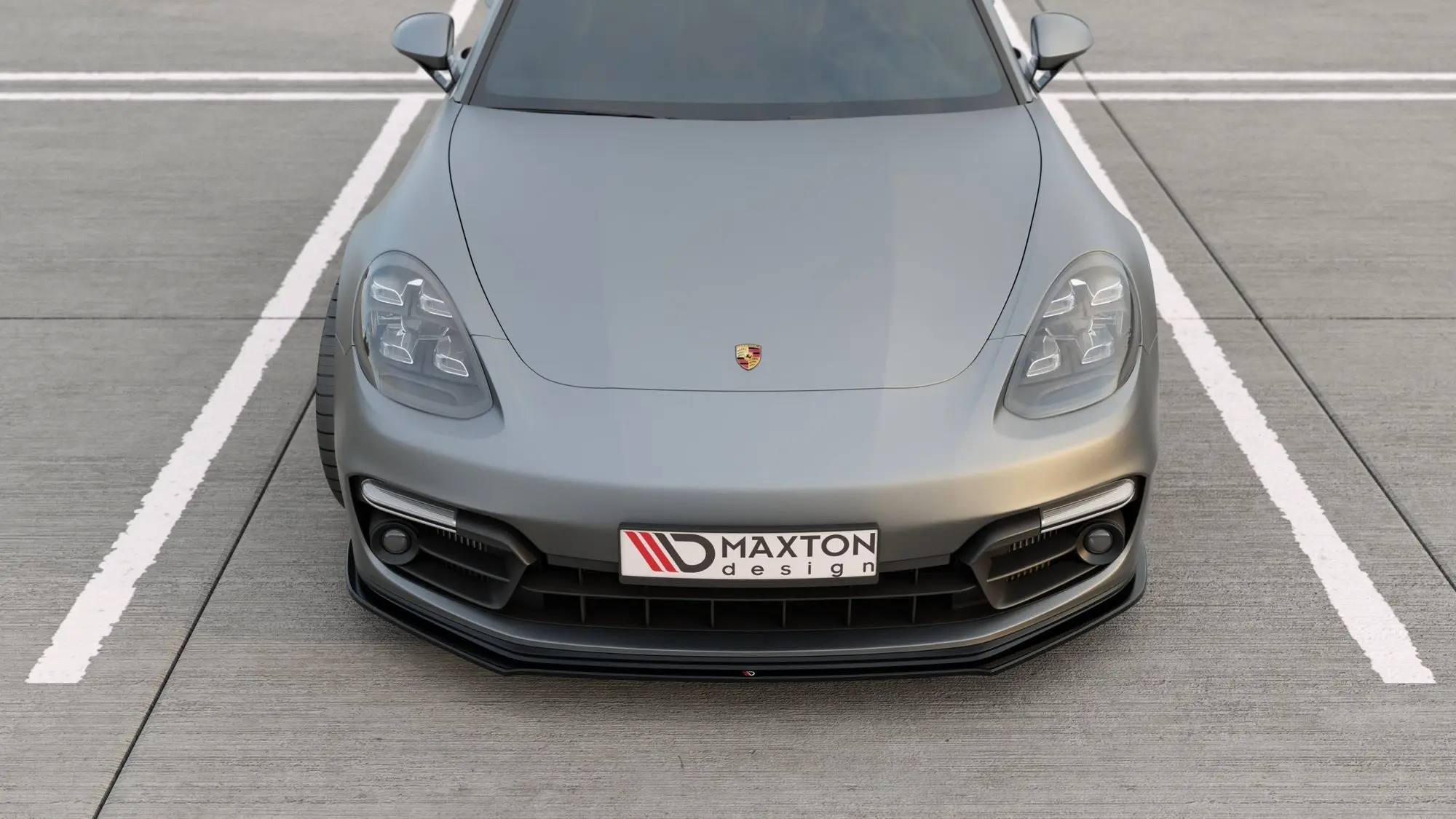 Frontspoiler Porsche Panamera II (971) GTS 2019 - 2023 | Glossy Black Edition – bilde 5