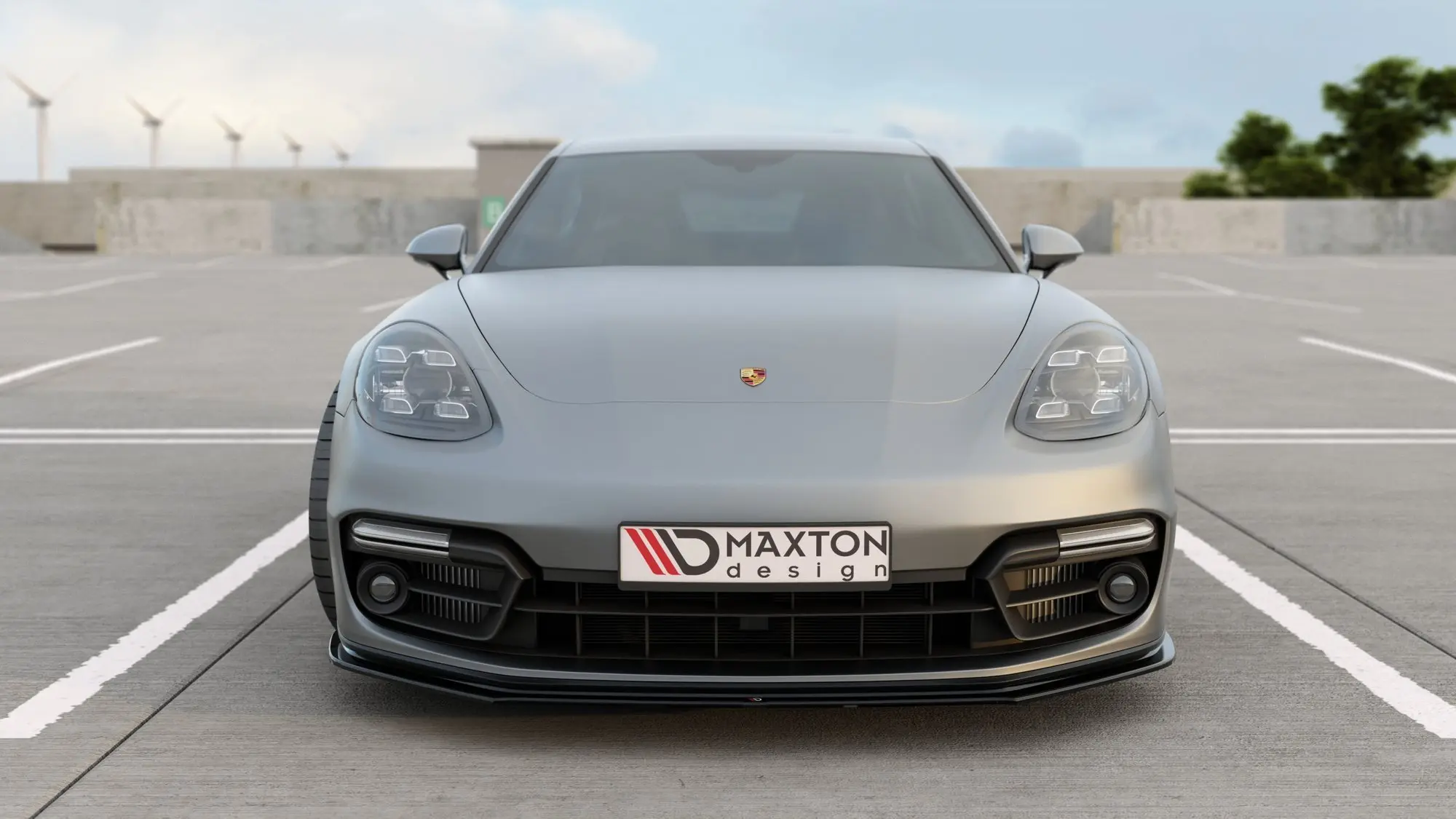 Frontspoiler Porsche Panamera II (971) GTS 2019 - 2023 | Glossy Black Edition – bilde 6