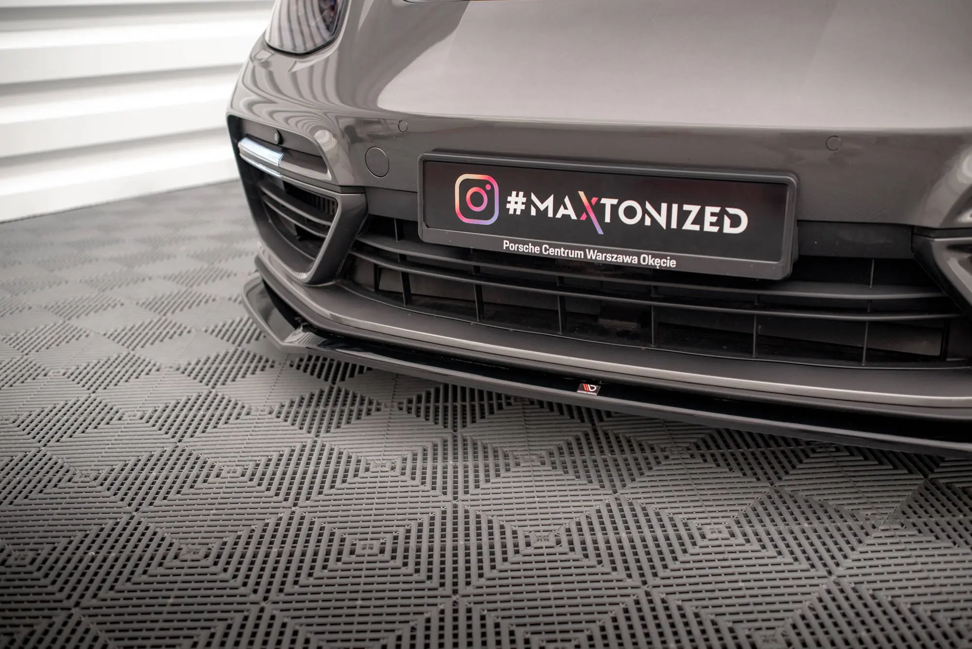 Frontspoiler Porsche Panamera II E-Hybrid (971) 2016-2020 | V.1 Glossy Black Edition