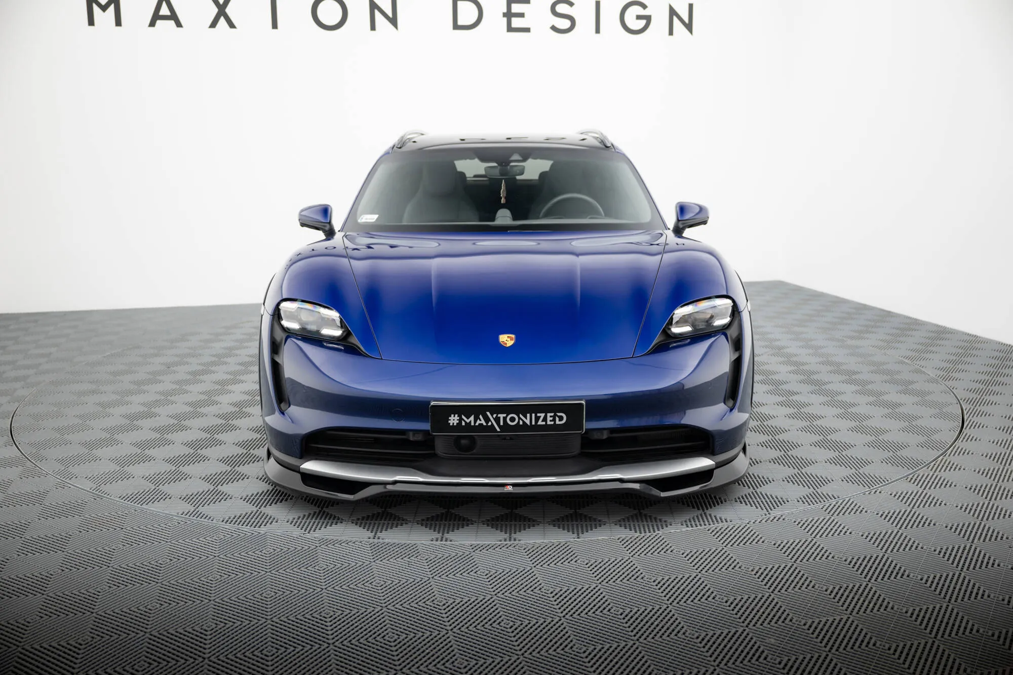 Frontspoiler Porsche Taycan Cross Turismo 2021 -> | Black Edition – bilde 2