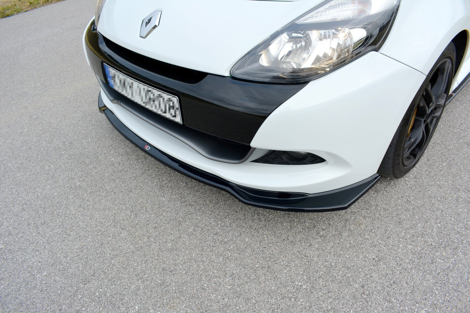 Frontspoiler Renault Clio III RS Facelift 2009 - 2012 | Sport Glossy Black Edition V1