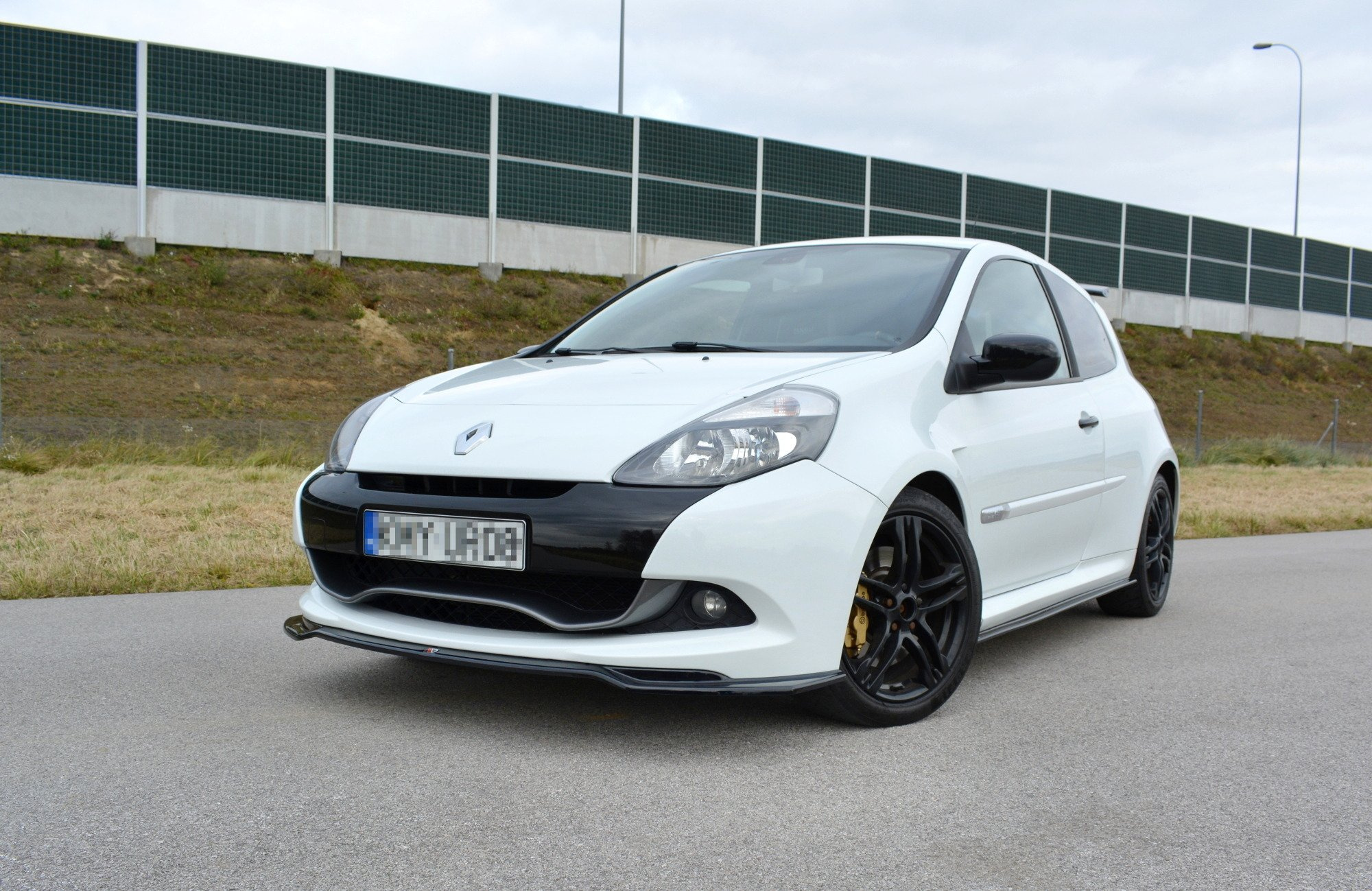 Frontspoiler Renault Clio III RS Facelift 2009 - 2012 | Sport Glossy Black Edition V1 – bilde 2