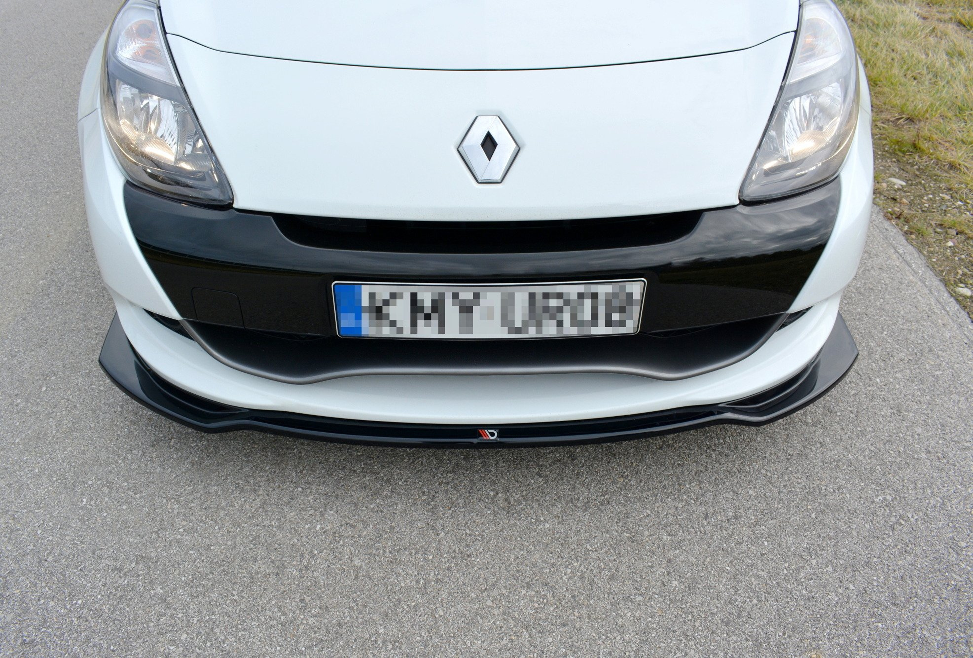 Frontspoiler Renault Clio III RS Facelift 2009 - 2012 | Sport Glossy Black Edition V1 – bilde 4