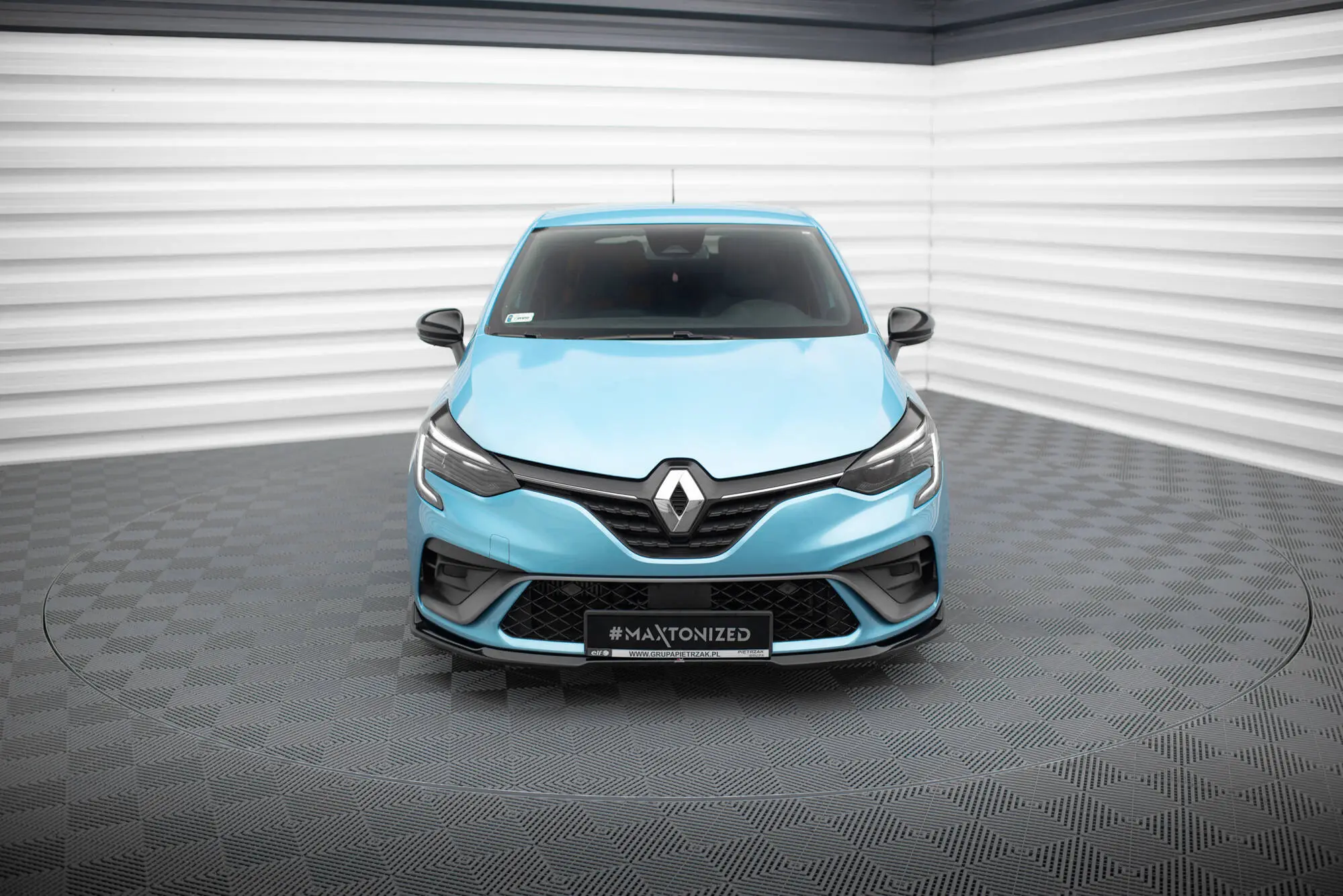 Frontspoiler Renault Clio mk5 R.S. Line 2019 - 2023 | V.1 Glossy Black Edition – bilde 2