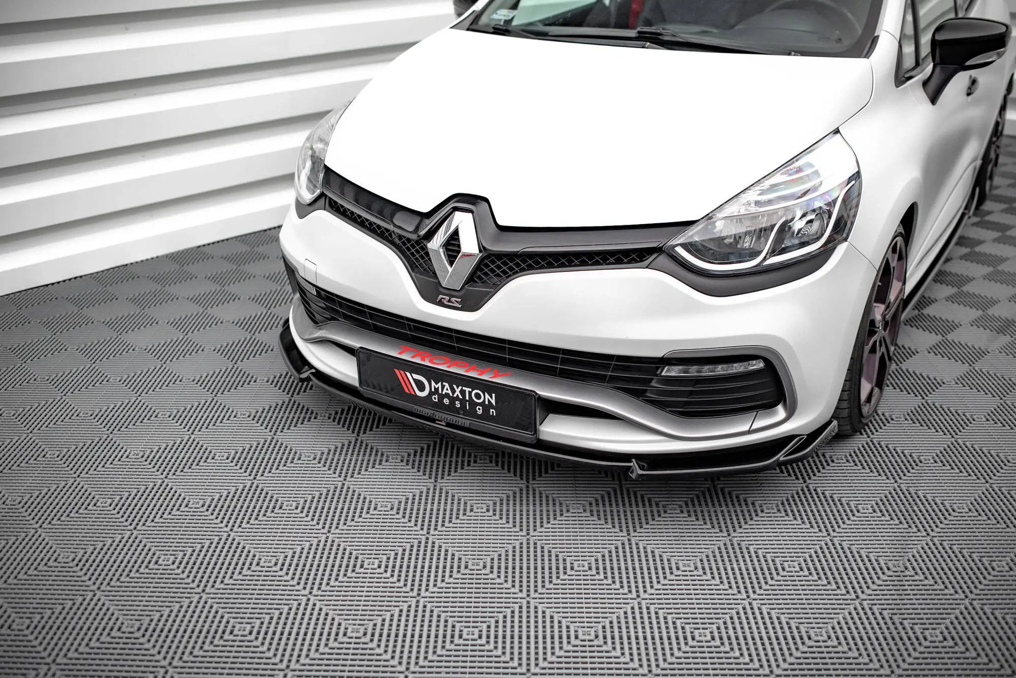 Frontspoiler Renault Clio RS IV 2013 - 2019 | V.2 Glossy Black Black Edition