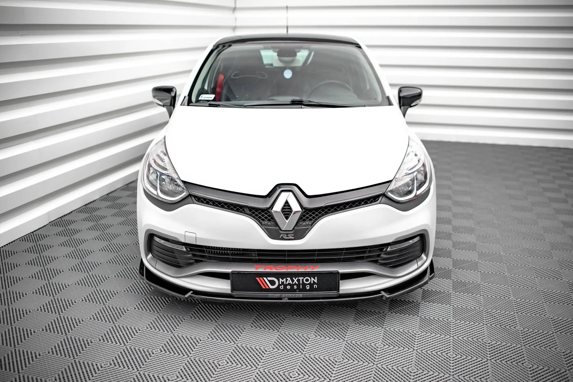 Frontspoiler Renault Clio RS IV 2013 - 2019 | V.2 Glossy Black Black Edition – bilde 3