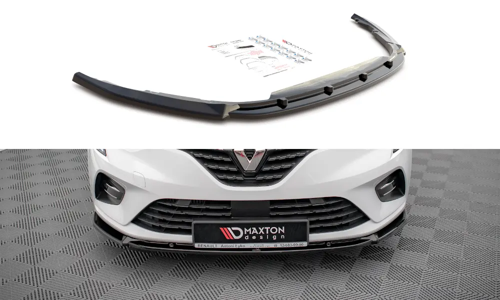 Frontspoiler Renault Clio V 2019-> | V.2 Glossy Black Edition – bilde 3