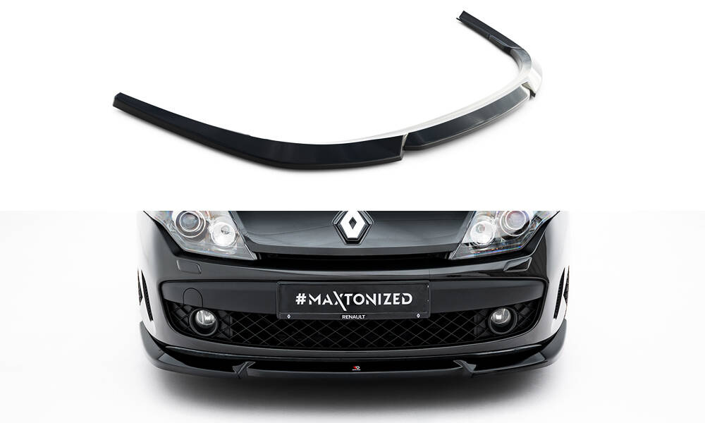 Frontspoiler Renault Laguna GT III 2007 - 2010 | Sport Glossy Black Edition