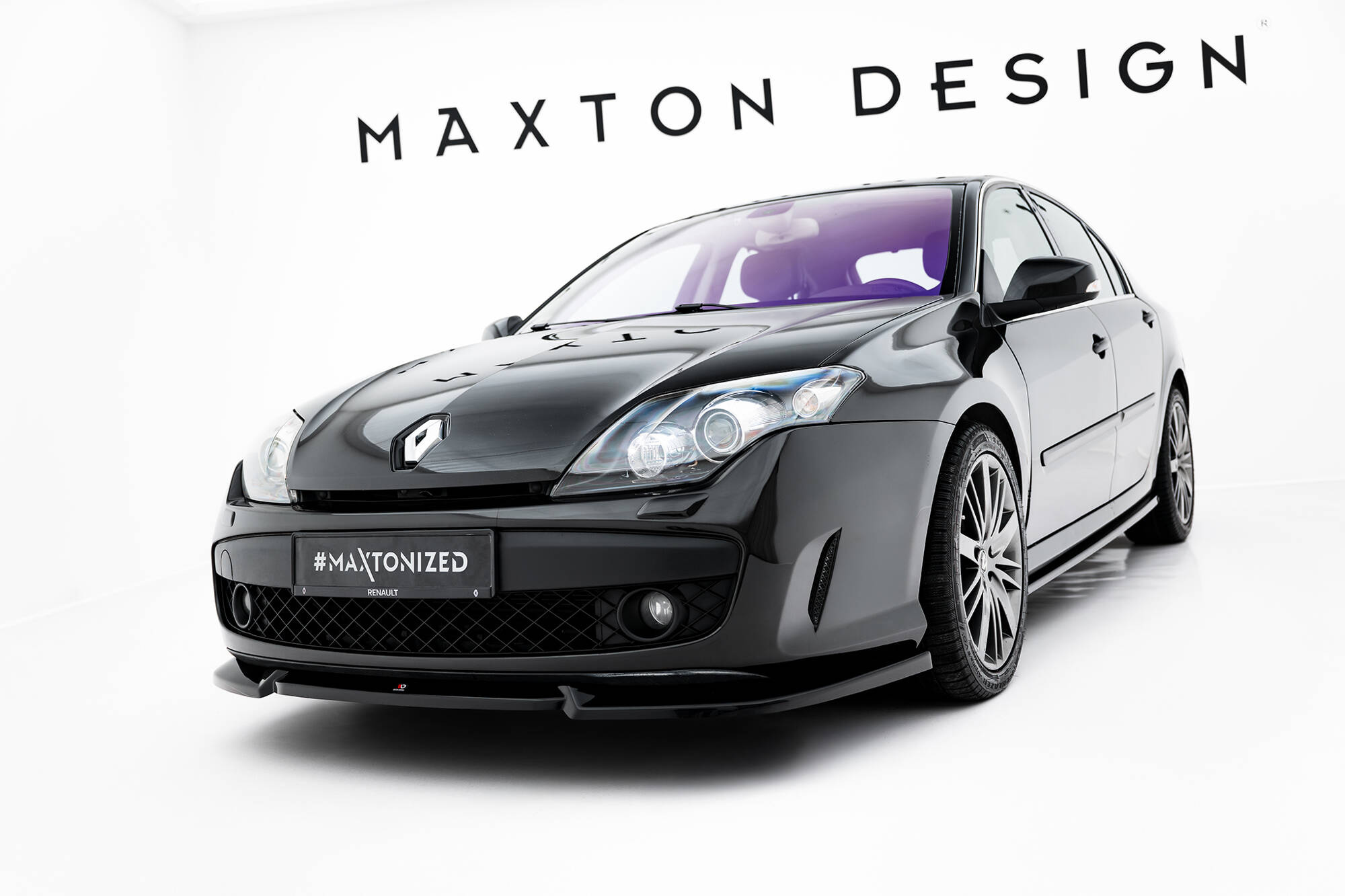 Frontspoiler Renault Laguna GT III 2007 - 2010 | Sport Glossy Black Edition – bilde 3