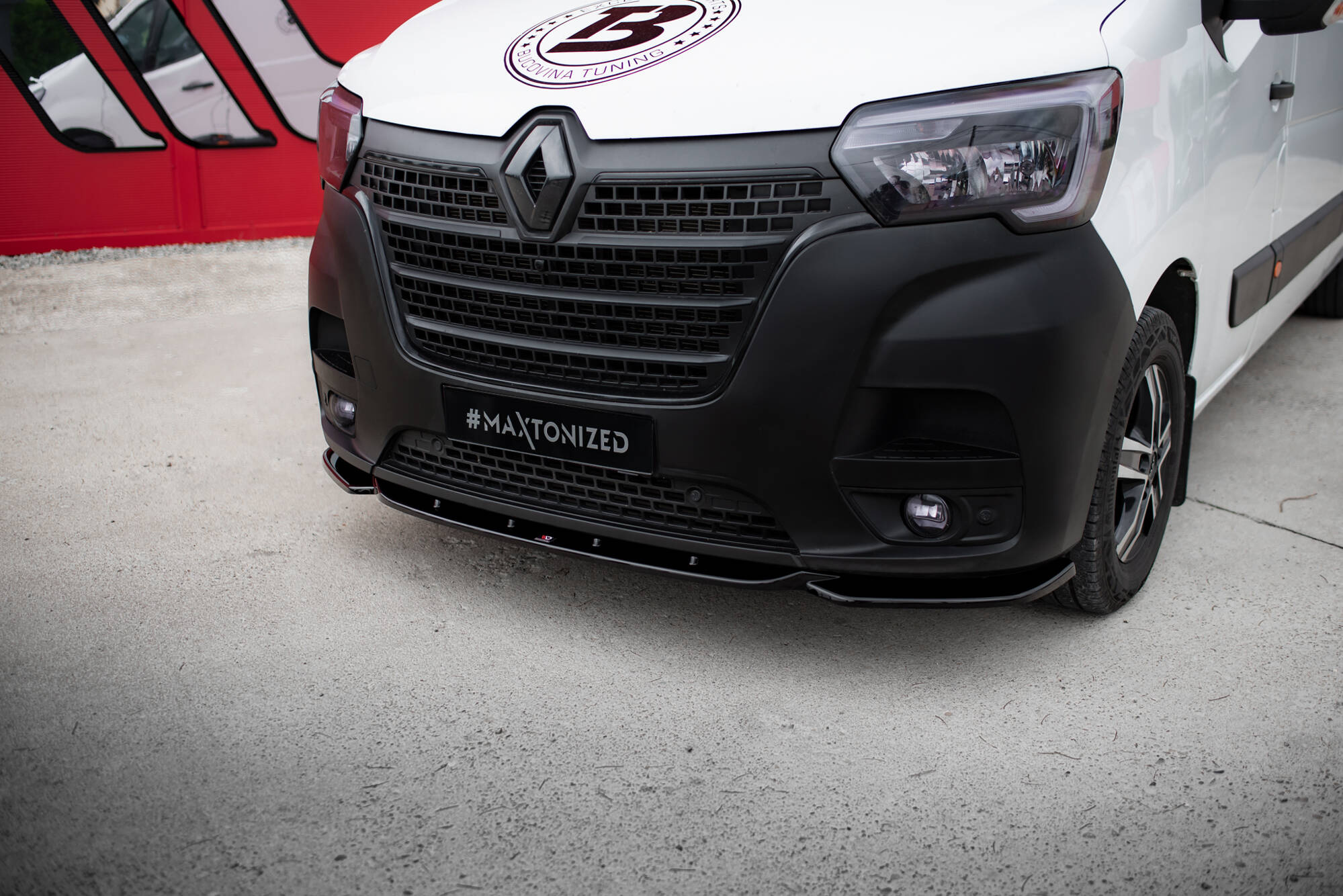Frontspoiler Renault Master III Facelift 2019 ->  | Sport Glossy Black Edition