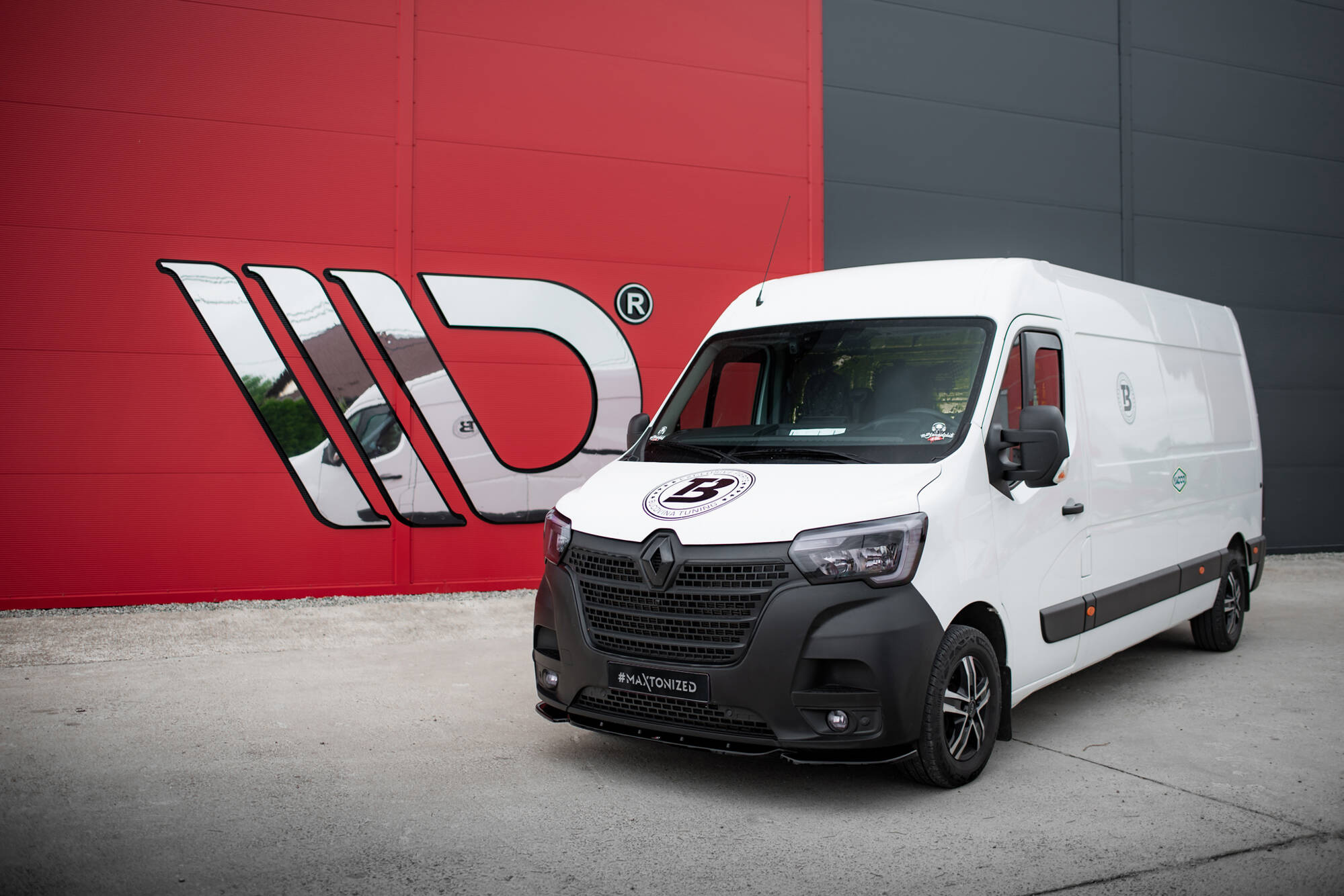 Frontspoiler Renault Master III Facelift 2019 ->  | Sport Glossy Black Edition – bilde 3