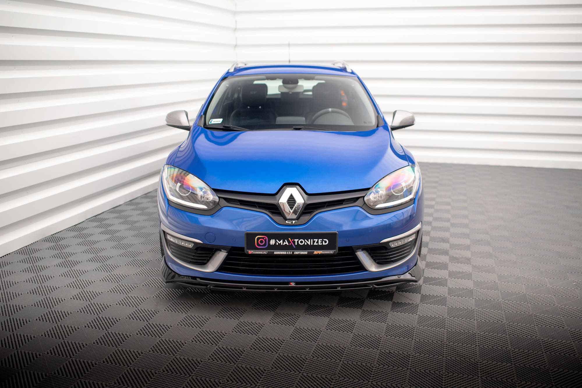 Frontspoiler Renault Megane GT Line Grandtour III Facelift 2013 - 2016 | Sport Glossy Black Edition – bilde 2