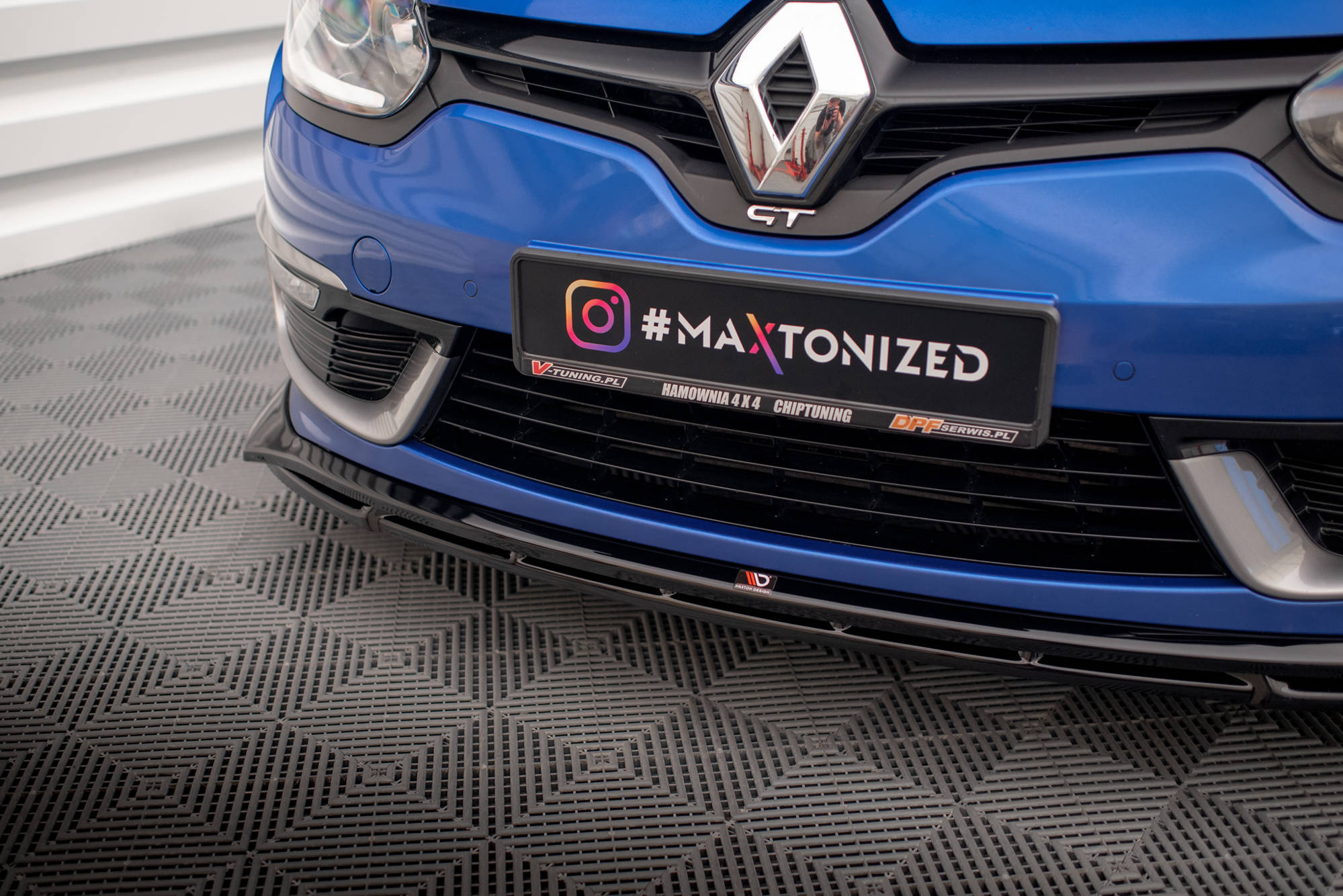 Frontspoiler Renault Megane GT Line Grandtour III Facelift 2013 - 2016 | Sport Glossy Black Edition – bilde 3