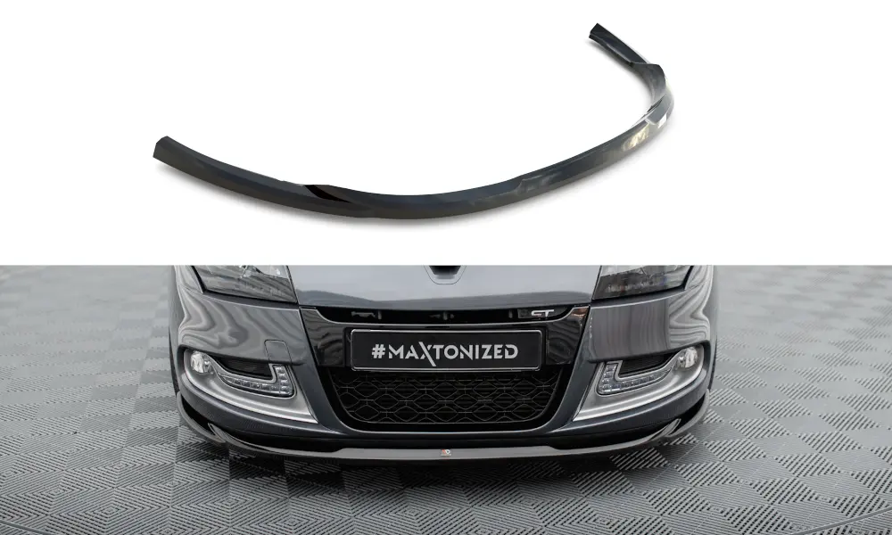 Frontspoiler Renault Megane GT mk3 facelift 2012 - 2013 | V.2 Glossy Black Edition – bilde 3