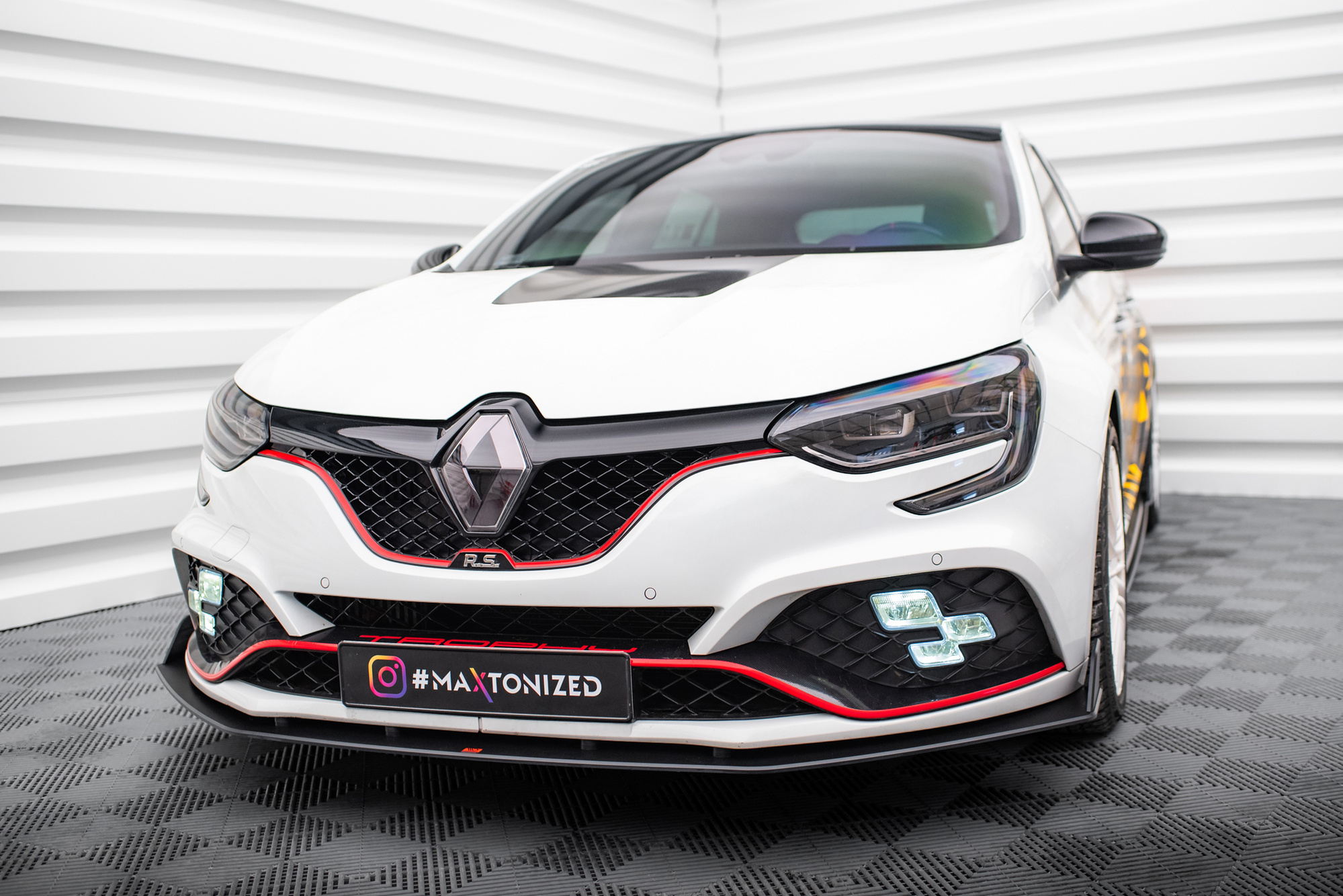 Frontspoiler Renault Megane RS IV 2018 - 2020 | Sport Glossy Black Edition