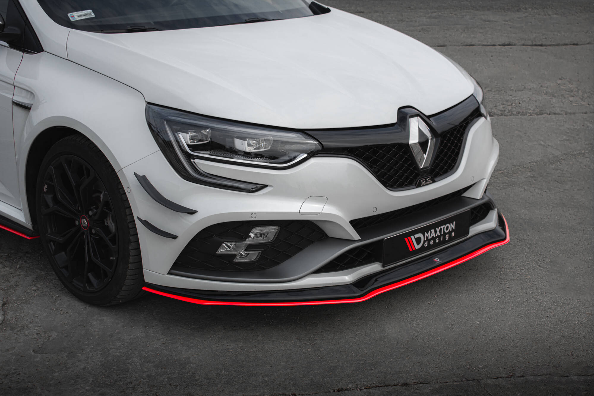 Frontspoiler Renault Megane RS IV 2018 - 2020 | Sport Glossy Black Edition V3