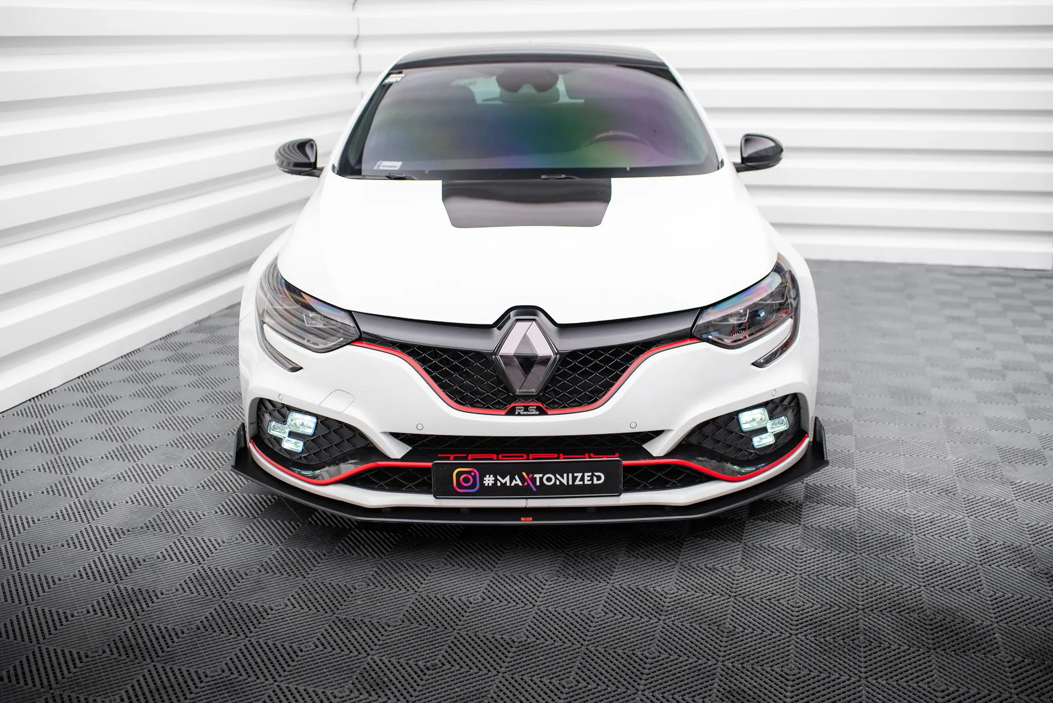 Frontspoiler Renault Megane RS IV 2018 - 2020 | Street Pro Black Edition – bilde 2