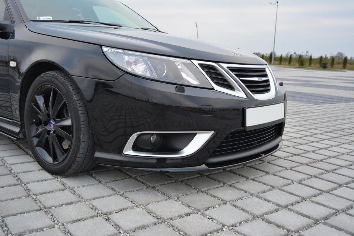 Frontspoiler Saab 9-3 II Aero Facelift 2007-2011 | Glossy Black Edition