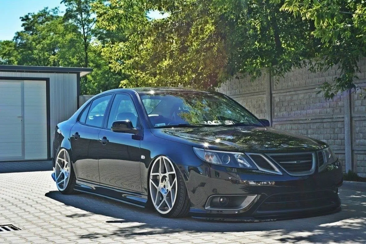 Frontspoiler Saab 9-3 II Turbo X 2007-2011 | Glossy Black Edition – bilde 3