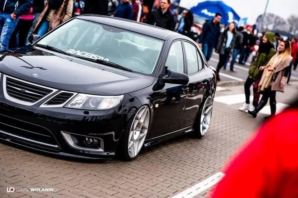 Frontspoiler Saab 9-3 II Turbo X 2007-2011 | Glossy Black Edition – bilde 4