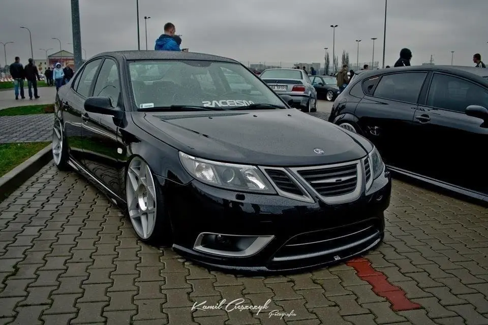 Frontspoiler Saab 9-3 II Turbo X 2007-2011 | Glossy Black Edition – bilde 5