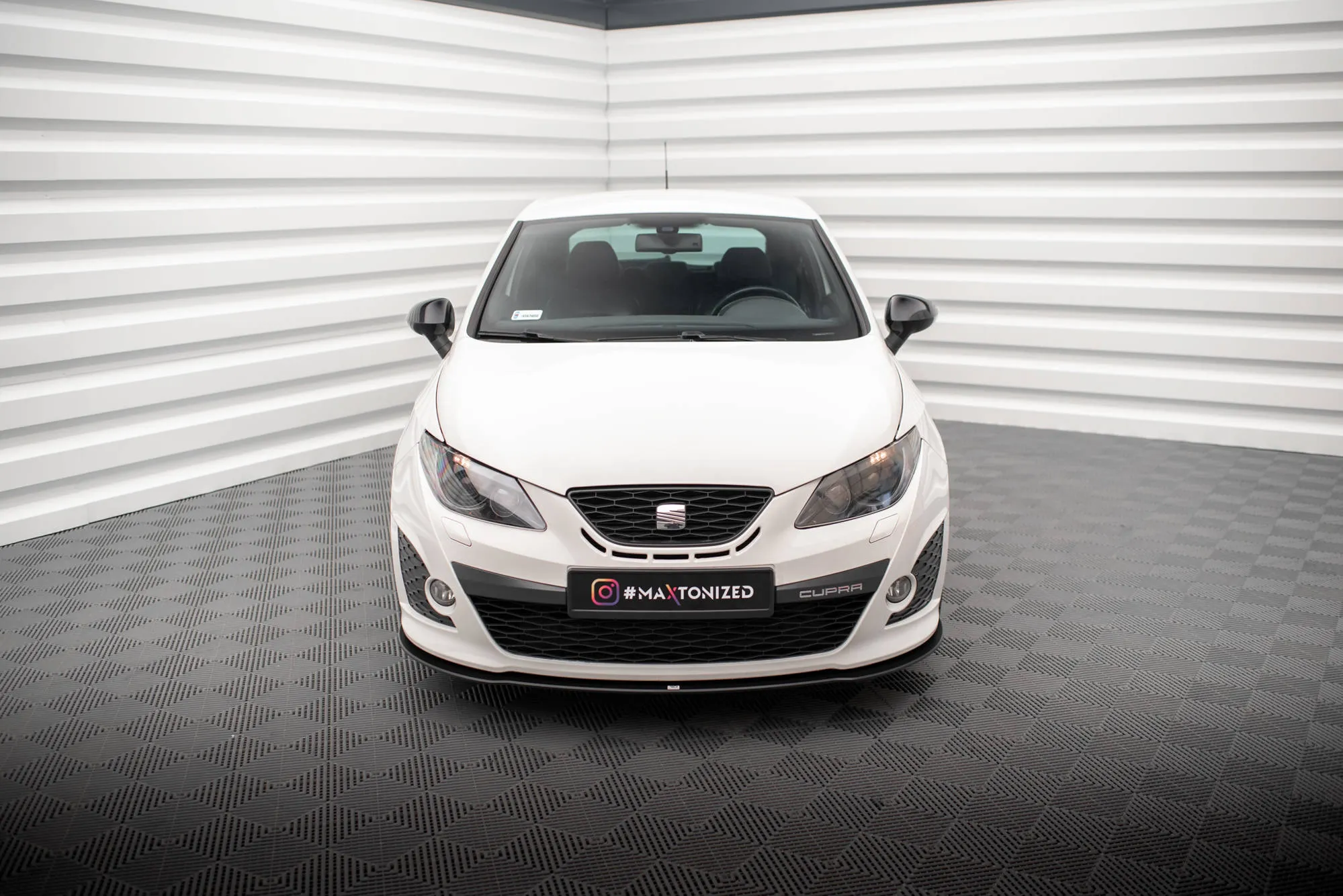 Frontspoiler Seat Ibiza Cupra Sport IV 2008 - 2012 | Street Pro Black Edition – bilde 2
