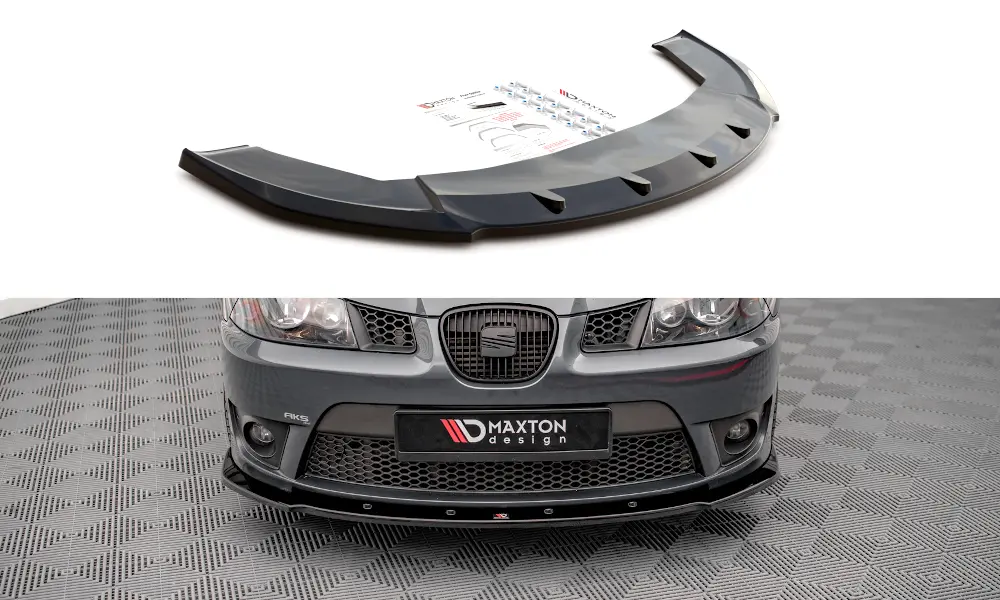 Frontspoiler Seat Ibiza III Cupra 2004-2008 | V.1 Glossy Black Edition – bilde 3