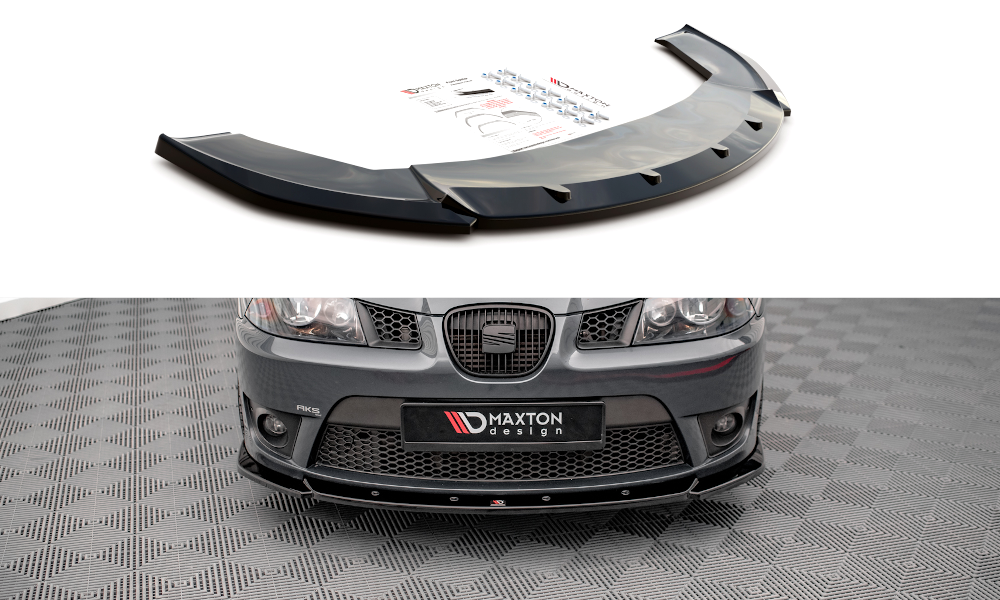 Frontspoiler Seat Ibiza III Cupra 2004-2008 | V.2 Glossy Black Edition – bilde 3