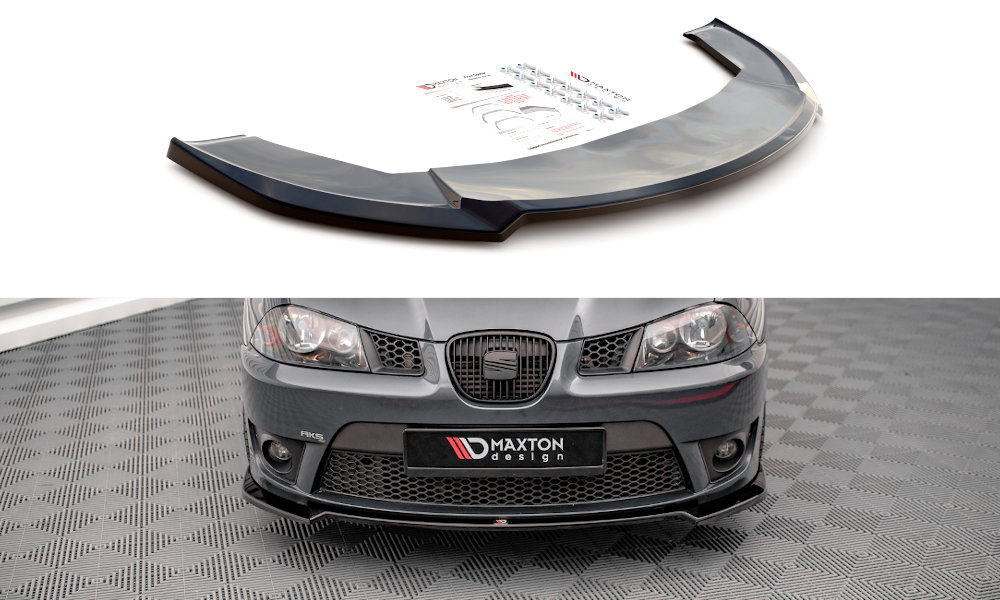 Frontspoiler Seat Ibiza III Cupra 2004-2008 | V.3 Glossy Black Edition – bilde 3