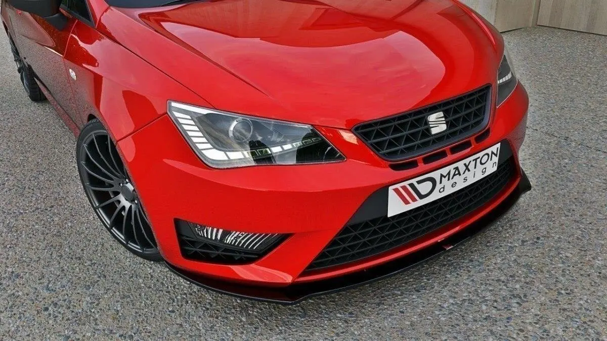 Frontspoiler Seat Ibiza IV Cupra Facelift 2013-2017 | Glossy Black Edition