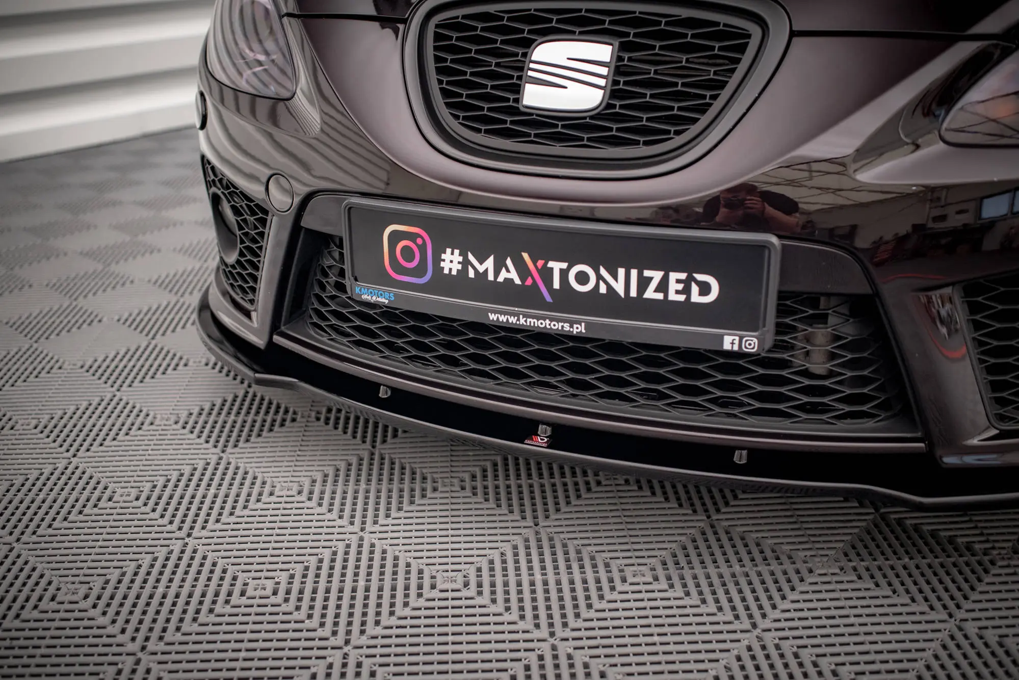 Frontspoiler Seat Leon II Cupra / Leon FR 2005-2009 | Glossy Black Edition