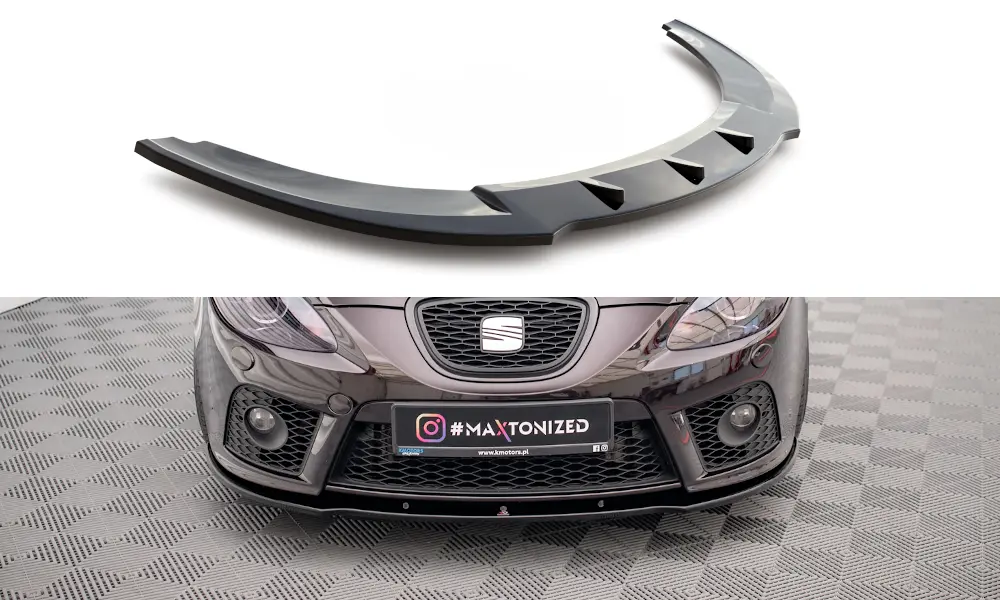 Frontspoiler Seat Leon II Cupra / Leon FR 2005-2009 | Glossy Black Edition – bilde 2