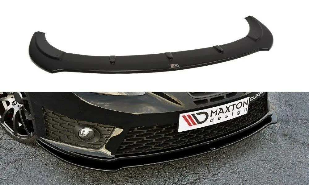 Frontspoiler Seat Leon II Cupra / Leon FR Facelift 2009-2012 | V.1 Glossy Black Edition – bilde 2