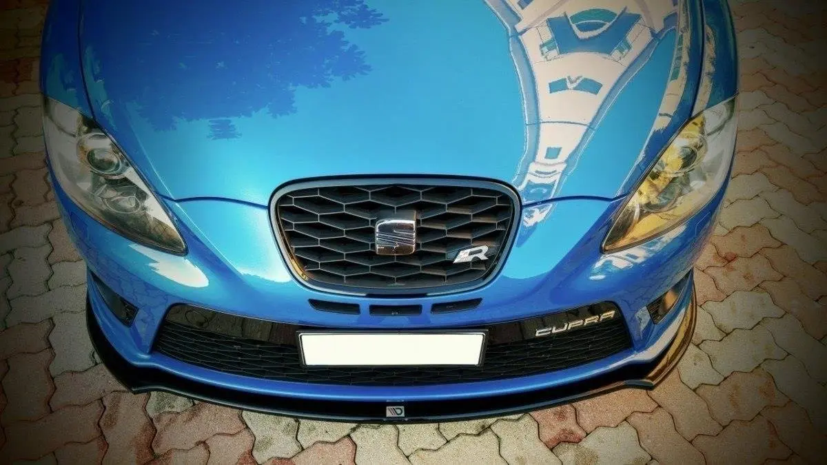 Frontspoiler Seat Leon II Cupra / Leon FR Facelift 2009-2012 | V.1 Glossy Black Edition – bilde 3