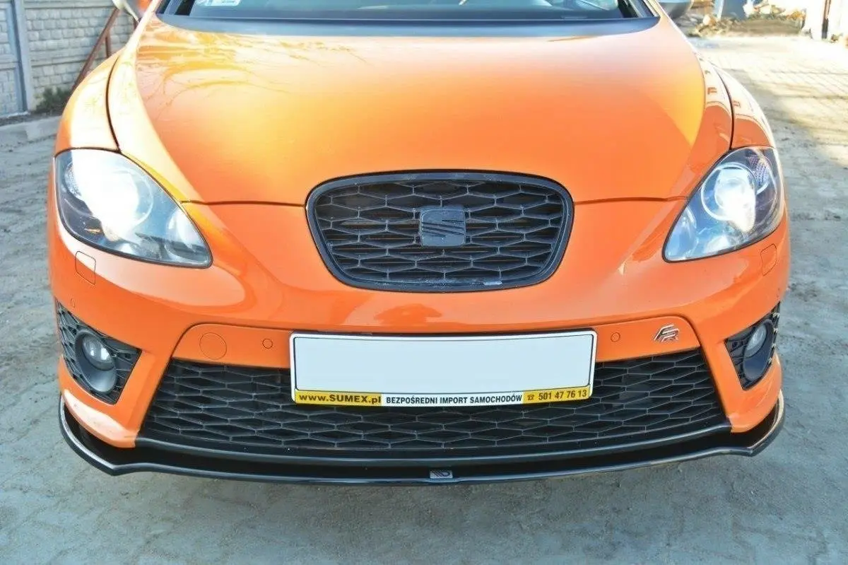 Frontspoiler Seat Leon II Cupra / Leon FR Facelift 2009-2012 | V.2 Glossy Black Edition – bilde 3