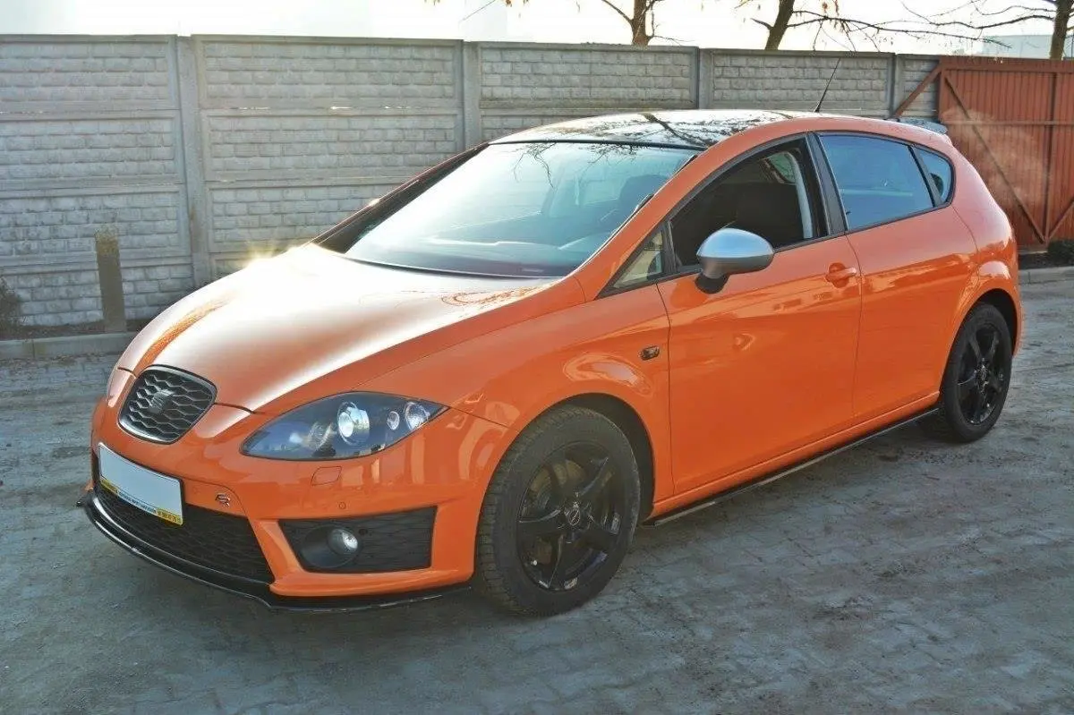 Frontspoiler Seat Leon II Cupra / Leon FR Facelift 2009-2012 | V.2 Glossy Black Edition – bilde 4