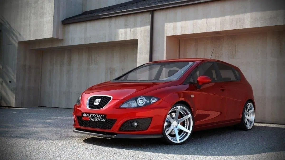 Frontspoiler Seat Leon II Facelift 2009-2012 | Glossy Black Edition – bilde 2
