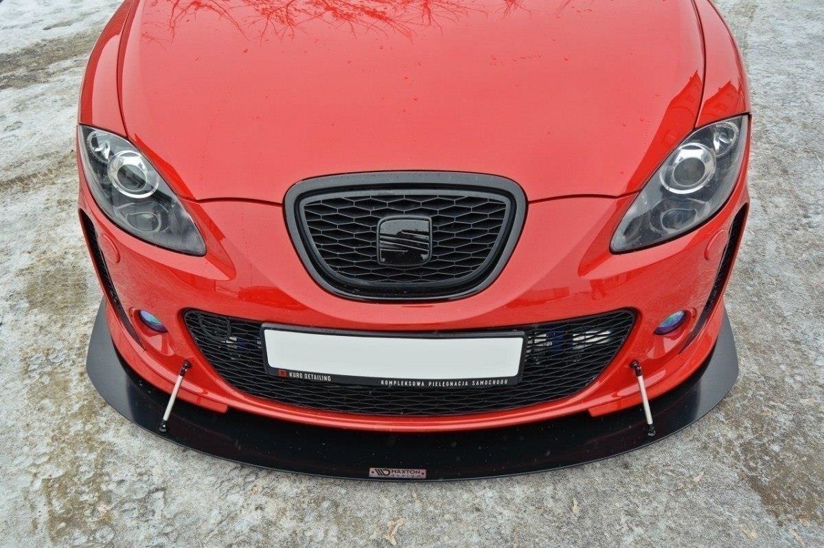 Frontspoiler Seat Leon II MS Design 2005-2009 | V.1 Racing Black Edition – bilde 2