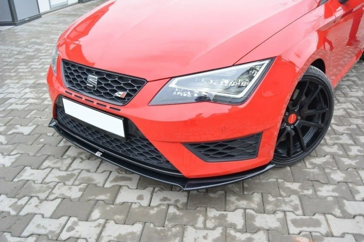 Frontspoiler Seat Leon III Cupra / Leon FR 2012-2016 | Glossy Black Edition