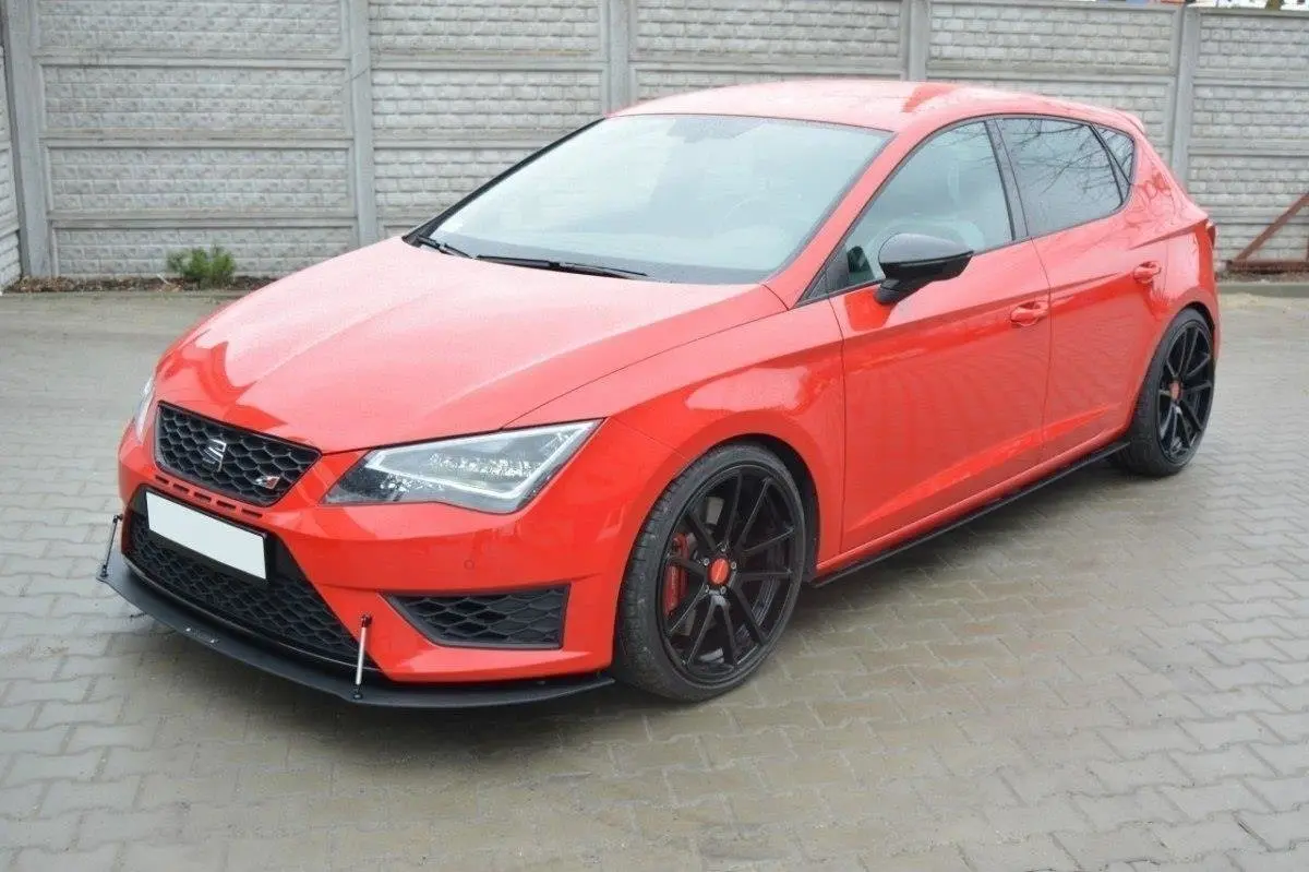 Frontspoiler Seat Leon III Cupra / Leon FR 2012-2016 | Racing Black Edition – bilde 5
