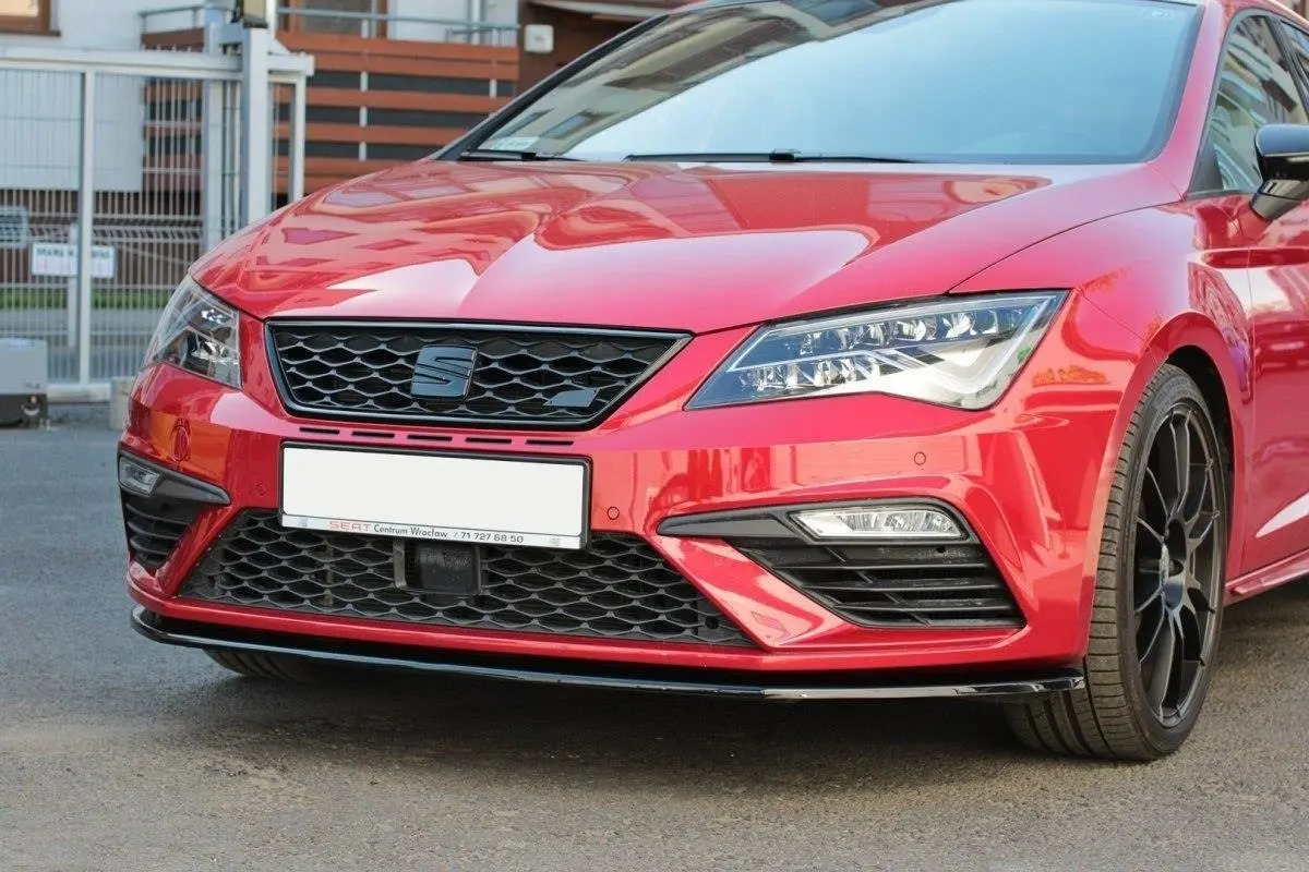 Frontspoiler Seat Leon III Cupra / Leon FR Facelift 2017-2020 | V.1 Glossy Black Edition