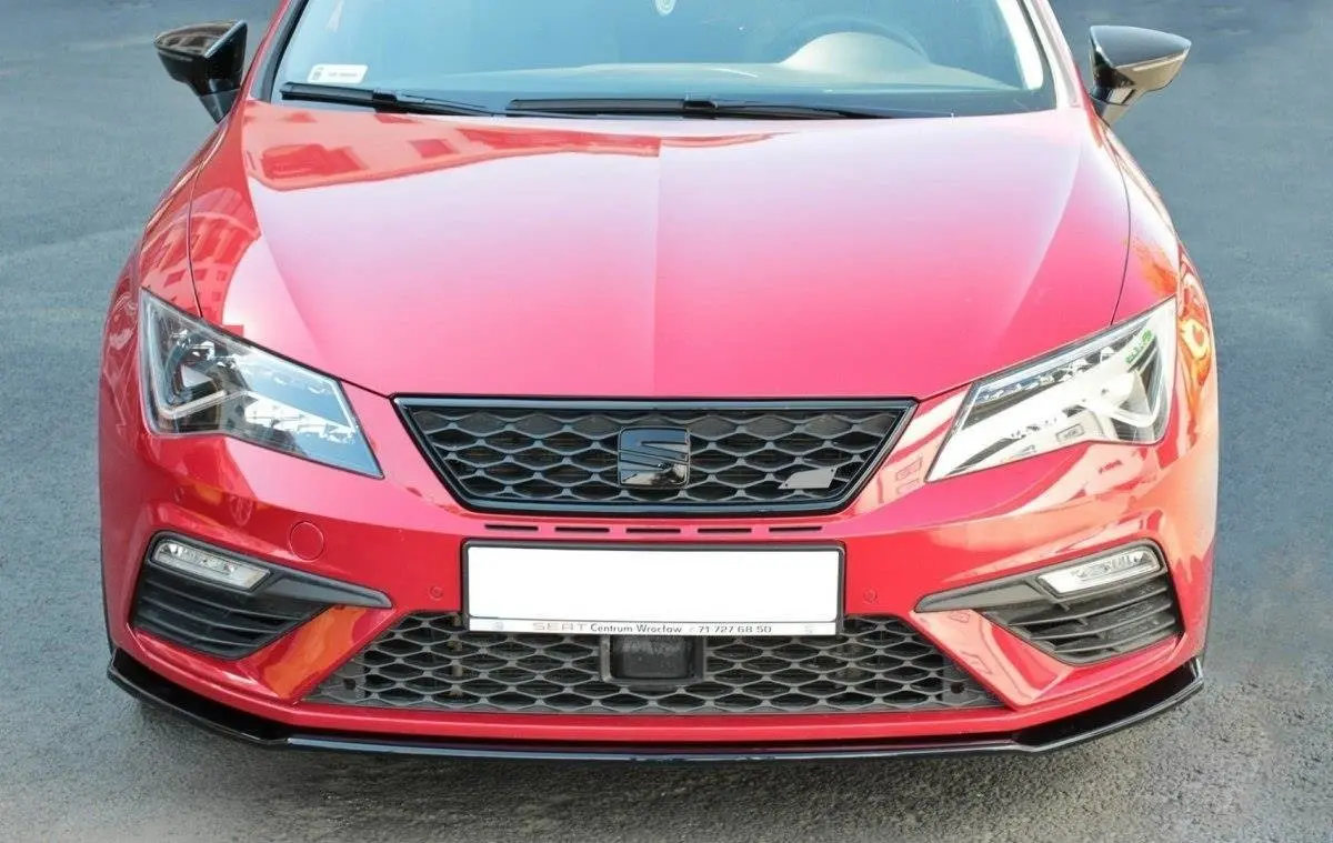 Frontspoiler Seat Leon III Cupra / Leon FR Facelift 2017-2020 | V.2 Glossy Black Edition