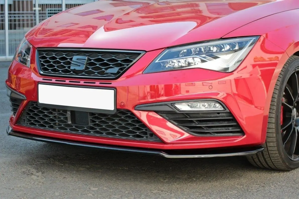 Frontspoiler Seat Leon III Cupra / Leon FR Facelift 2017-2020 | V.2 Glossy Black Edition – bilde 2