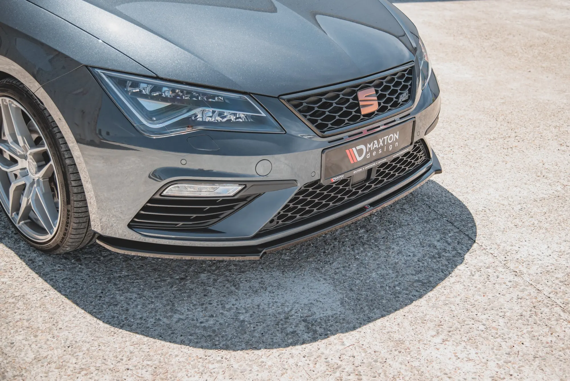 Frontspoiler Seat Leon III Cupra / Leon FR Facelift 2017-2020 | V.4 Glossy Black Edition