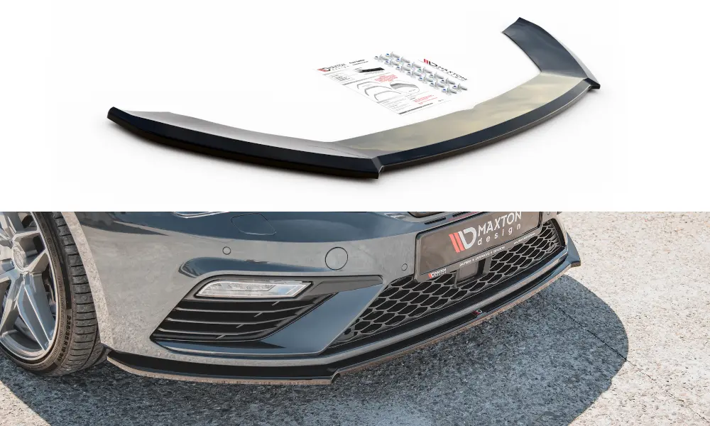 Frontspoiler Seat Leon III Cupra / Leon FR Facelift 2017-2020 | V.4 Glossy Black Edition – bilde 3