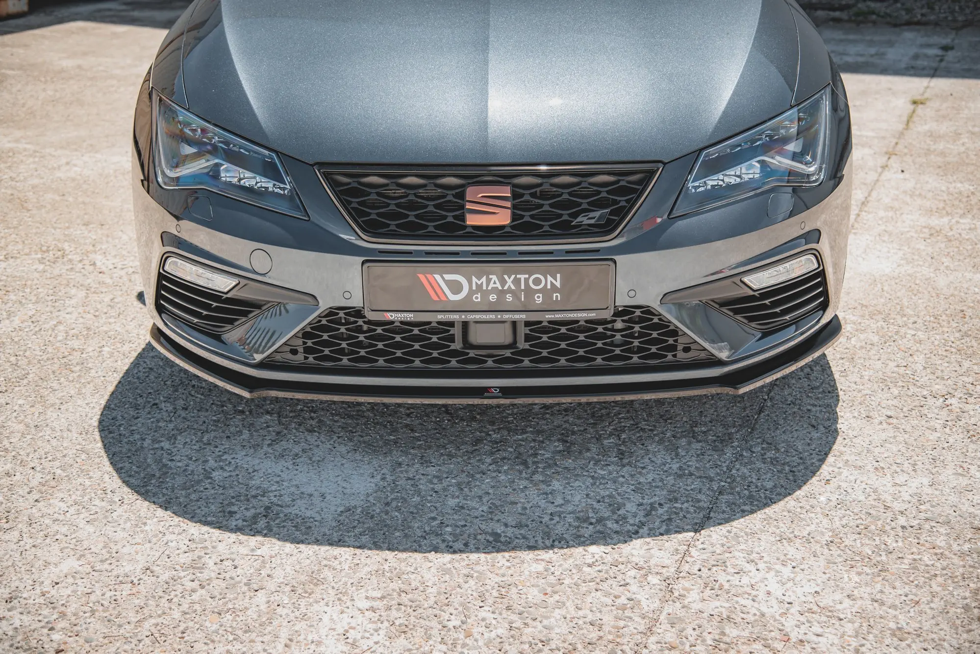 Frontspoiler Seat Leon III Cupra / Leon FR Facelift 2017-2020 | V.4 Glossy Black Edition – bilde 4