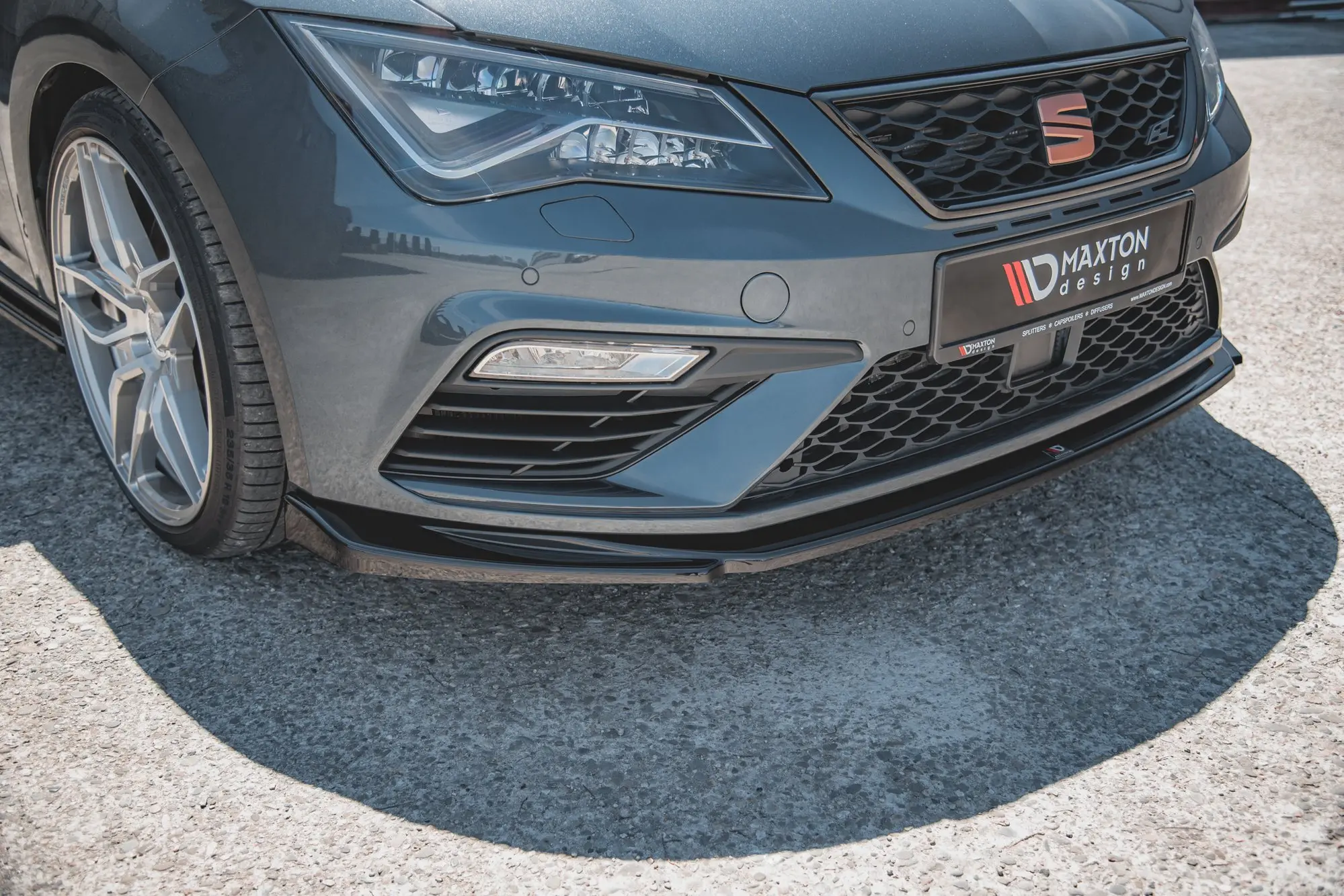 Frontspoiler Seat Leon III Cupra / Leon FR Facelift 2017-2020 | V.5 Glossy Black Edition